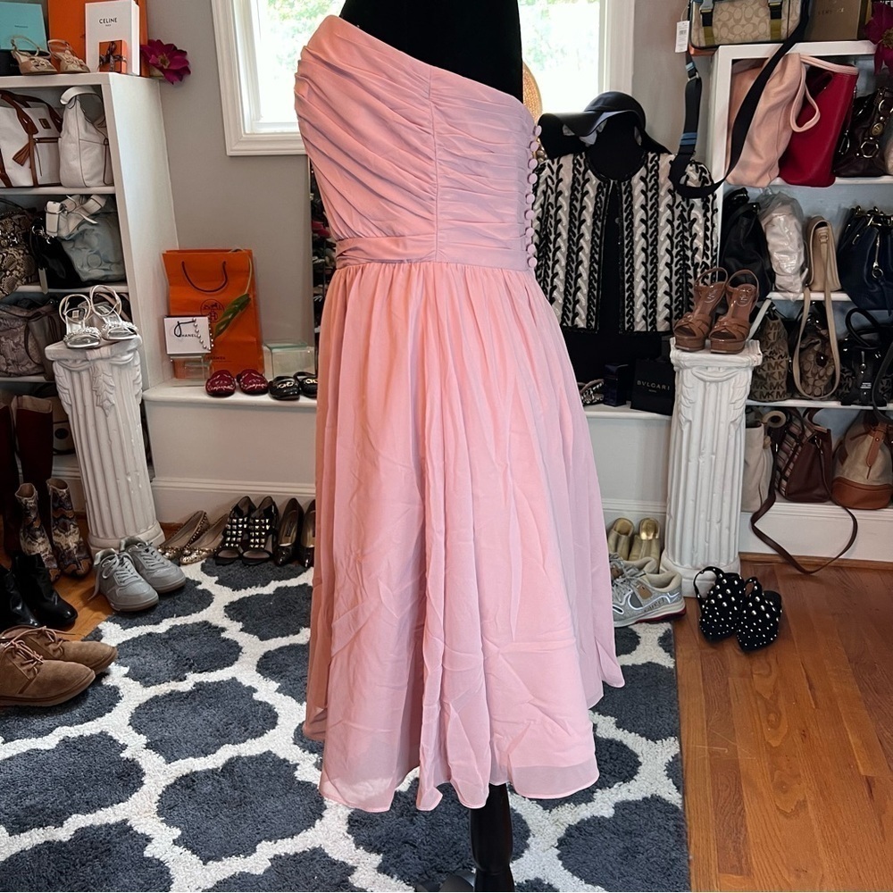 ALFRED ANGELO Loves First Blush Strapless Gown Pink Evening/Prom/Wedding Dress - Picture 2 of 10